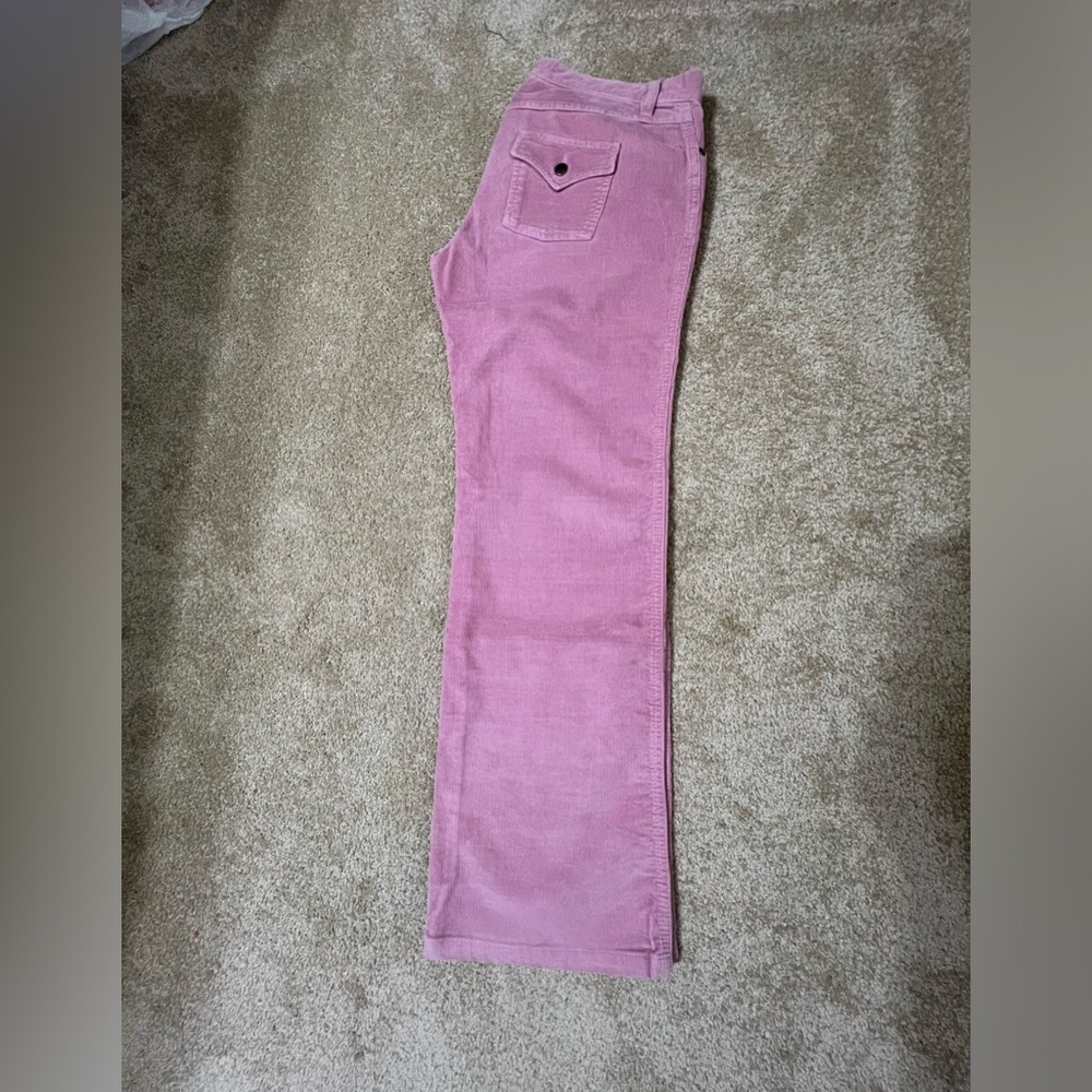 ideology curduroy pant petite low rise size 6P